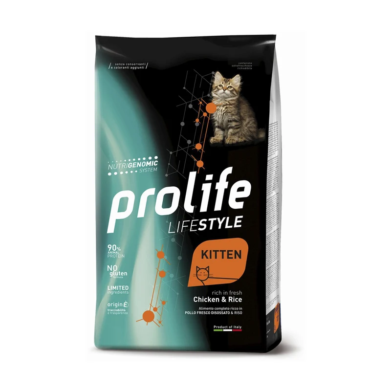 Prolife Gatto Life Style kitten Pollo & Riso