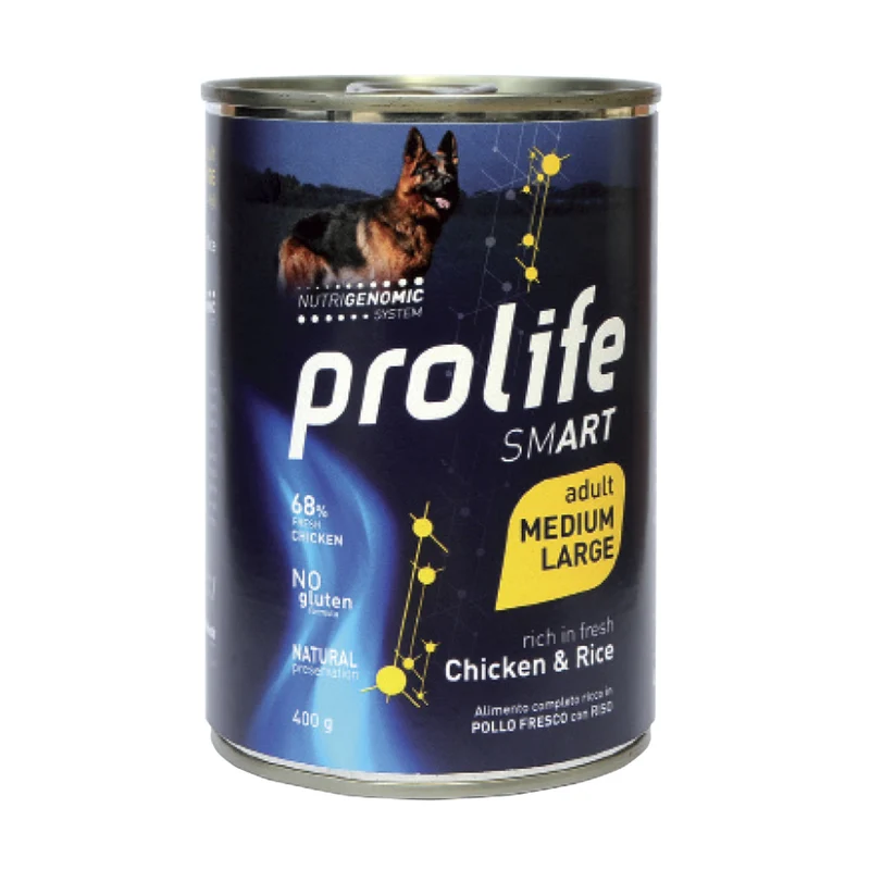 Prolife Smart adult medium large Pollo & Riso - umido cane