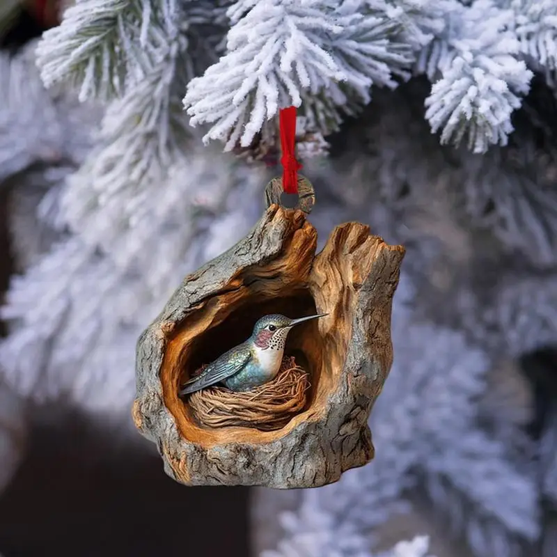 FaunaFest Dierenornamenten – Acryl Kersthangers met 3D-Effect, Lichtgewicht & Duurzaam voor Feestelijke Decoratie