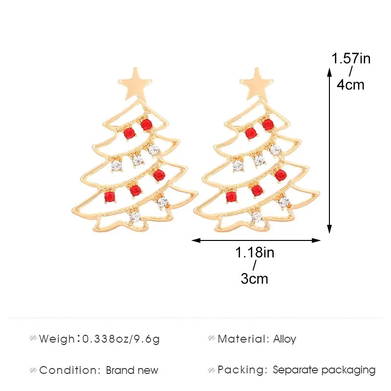 Noellea Sneeuwvlok & Kerstboom Oorbellen – Strass & Parel Design, Lichtgewicht & Feestelijk voor de Feestdagen