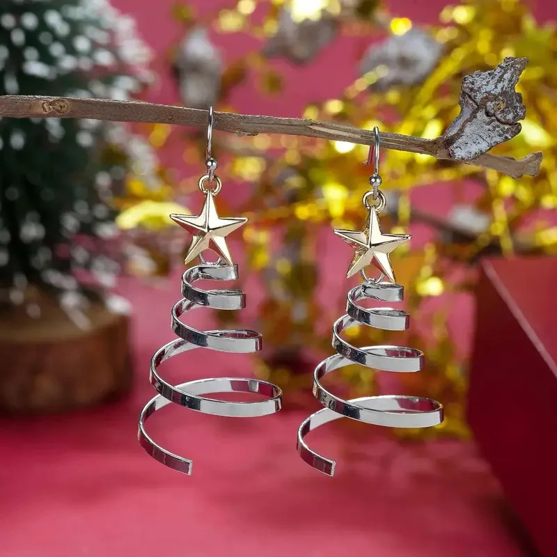 Noellea Sneeuwvlok & Kerstboom Oorbellen – Strass & Parel Design, Lichtgewicht & Feestelijk voor de Feestdagen