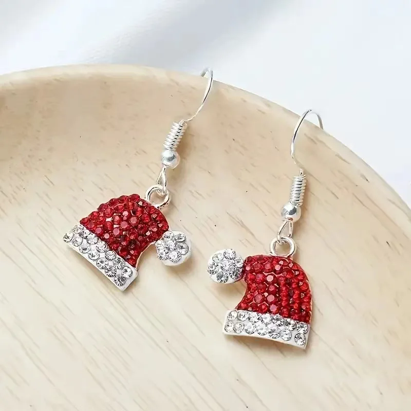 Noellea Sneeuwvlok & Kerstboom Oorbellen – Strass & Parel Design, Lichtgewicht & Feestelijk voor de Feestdagen