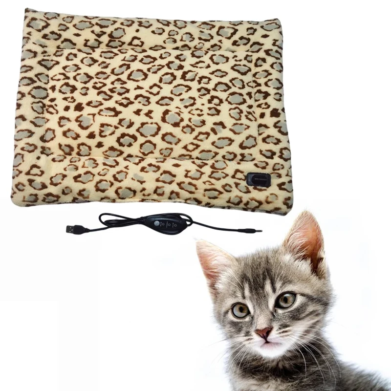 Verwarmingskussen voor Huisdieren – Veilig & Comfortabel Warmtekussen met USB voor Honden en Katten