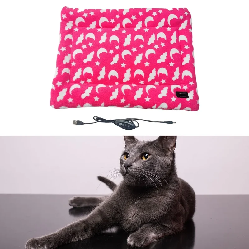 Verwarmingskussen voor Huisdieren – Veilig & Comfortabel Warmtekussen met USB voor Honden en Katten