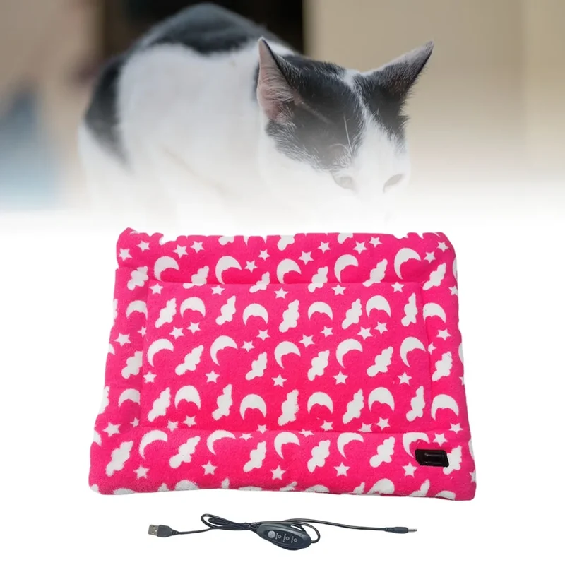 Verwarmingskussen voor Huisdieren – Veilig & Comfortabel Warmtekussen met USB voor Honden en Katten