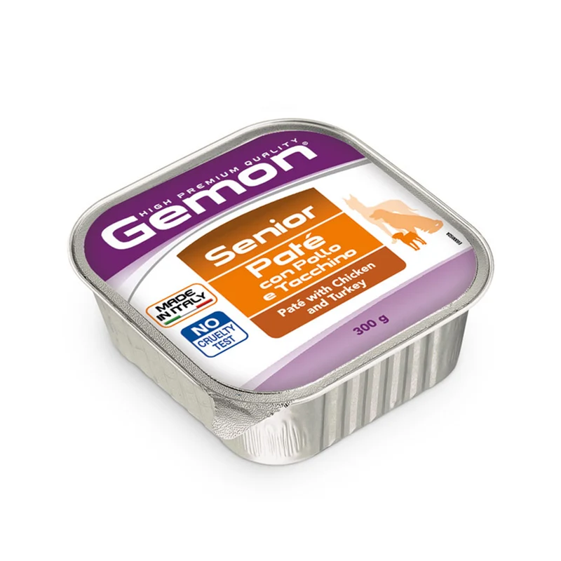Gemon Paté con Pollo e Tacchino – Senior