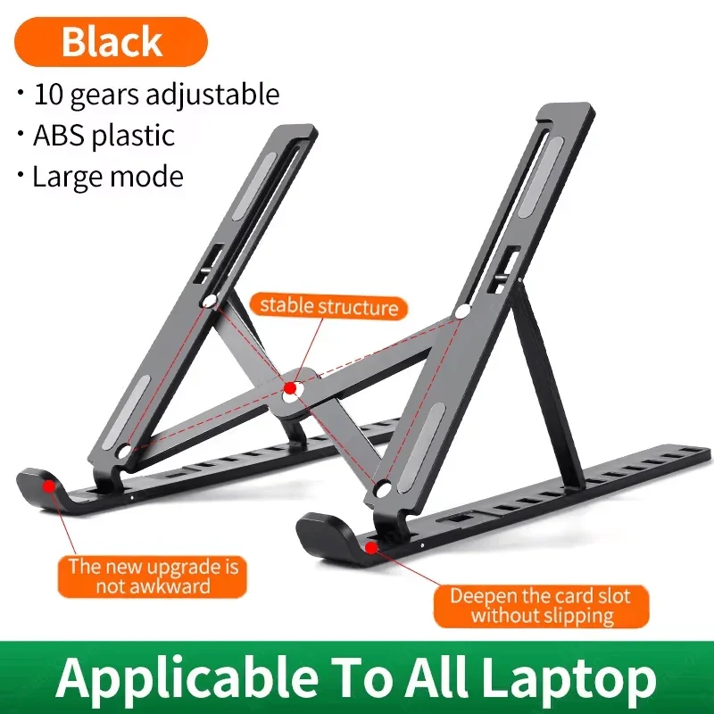 FlexiDesk – Verstelbare Laptopstandaard 10–15" voor thuis & onderweg