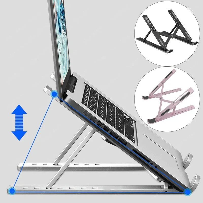 FlexiDesk – Verstelbare Laptopstandaard 10–15" voor thuis & onderweg