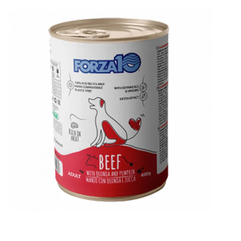 Forza10 Umido cane Maintenance manzo con quinoa e zucca