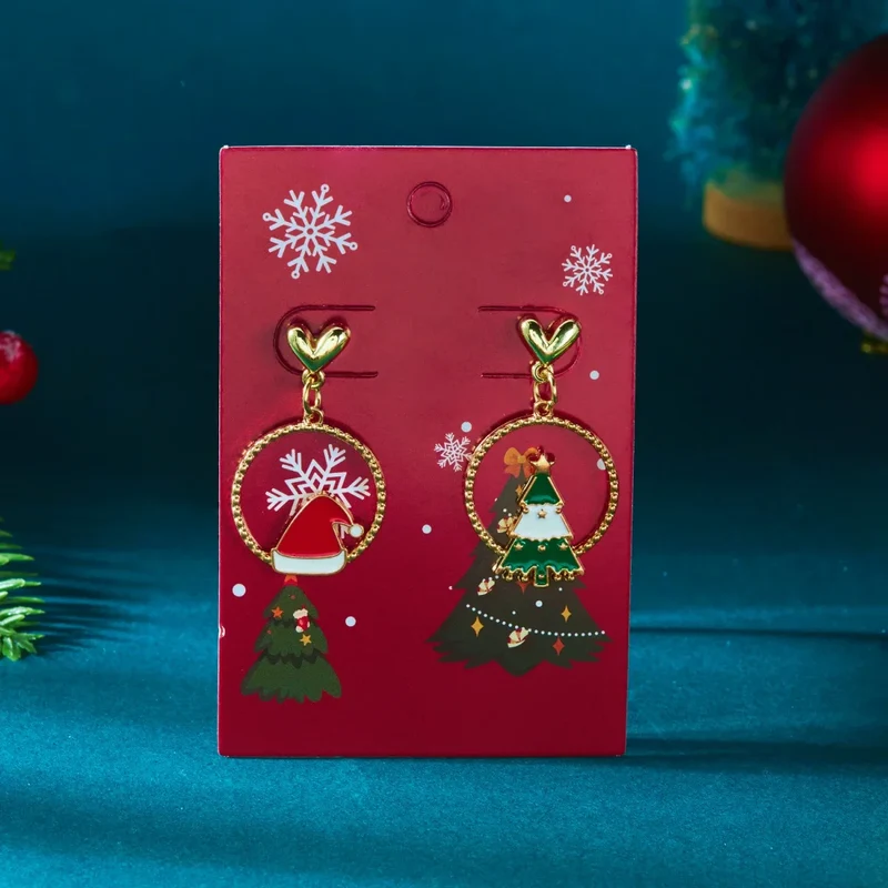 Glitzora Kerstoorbellen – Rhinestone Kerstboom Design, Lichtgewicht & Feestelijke Glamour