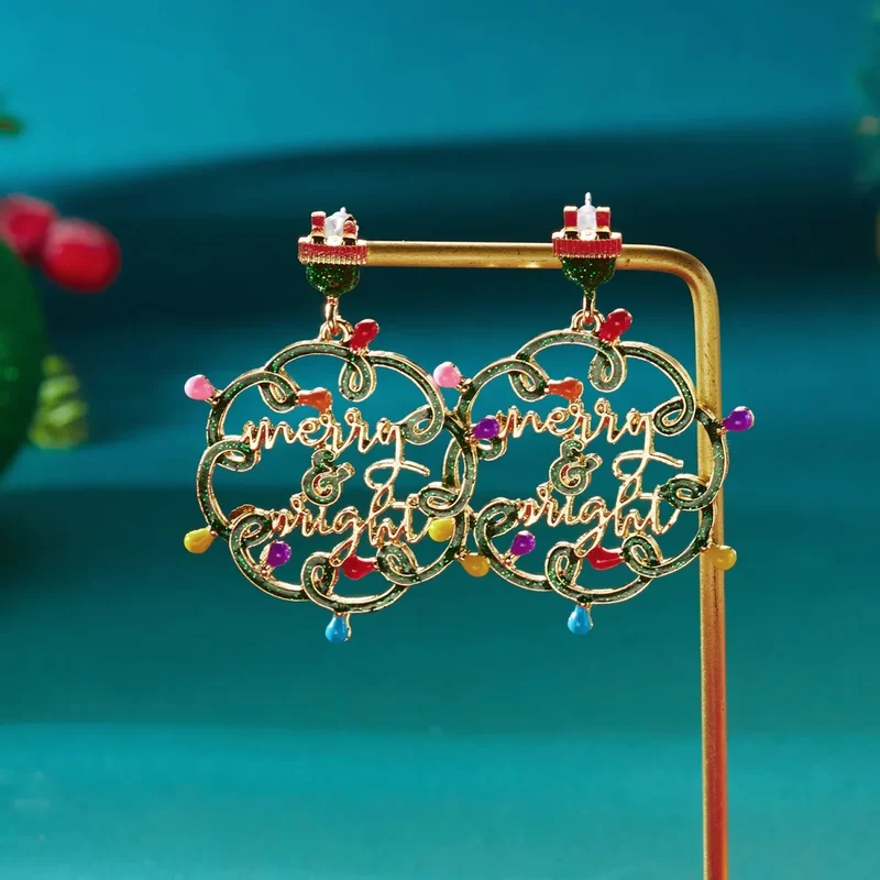 Glitzora Kerstoorbellen – Rhinestone Kerstboom Design, Lichtgewicht & Feestelijke Glamour