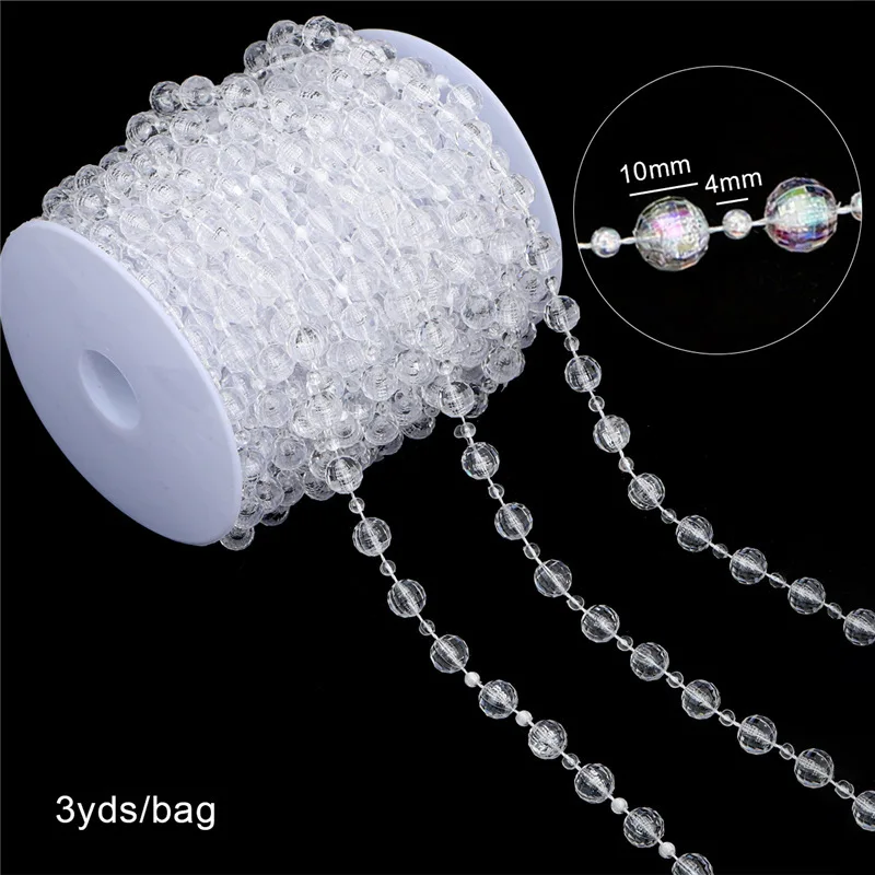 Festiglow Bead String – 5 Meter Kralenslinger, Duurzaam & Kleurrijk voor Kerst en Feestdecoratie
