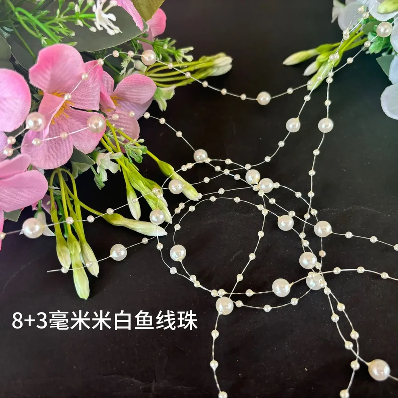 Festiglow Bead String – 5 Meter Kralenslinger, Duurzaam & Kleurrijk voor Kerst en Feestdecoratie
