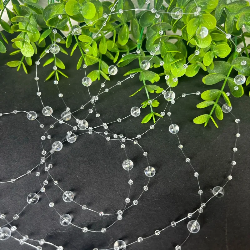 Festiglow Bead String – 5 Meter Kralenslinger, Duurzaam & Kleurrijk voor Kerst en Feestdecoratie