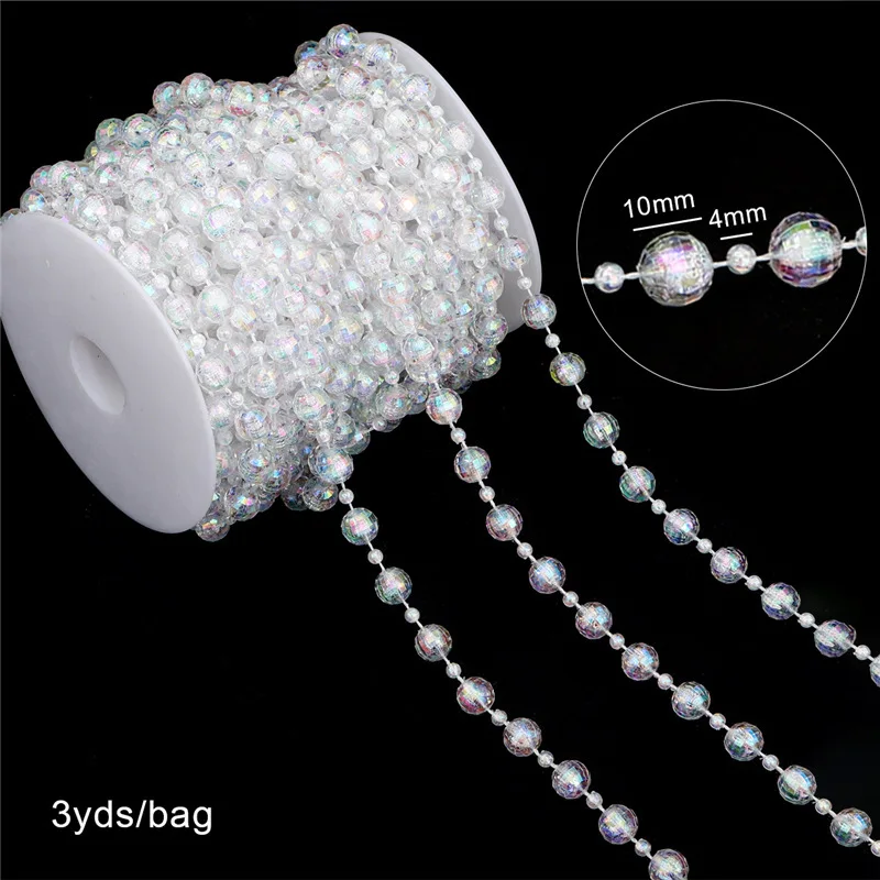 Festiglow Bead String – 5 Meter Kralenslinger, Duurzaam & Kleurrijk voor Kerst en Feestdecoratie