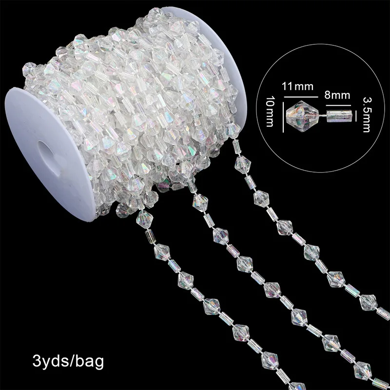 Festiglow Bead String – 5 Meter Kralenslinger, Duurzaam & Kleurrijk voor Kerst en Feestdecoratie