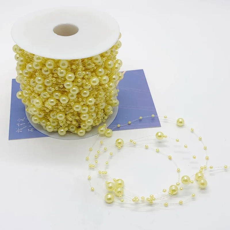 Festiglow Bead String – 5 Meter Kralenslinger, Duurzaam & Kleurrijk voor Kerst en Feestdecoratie
