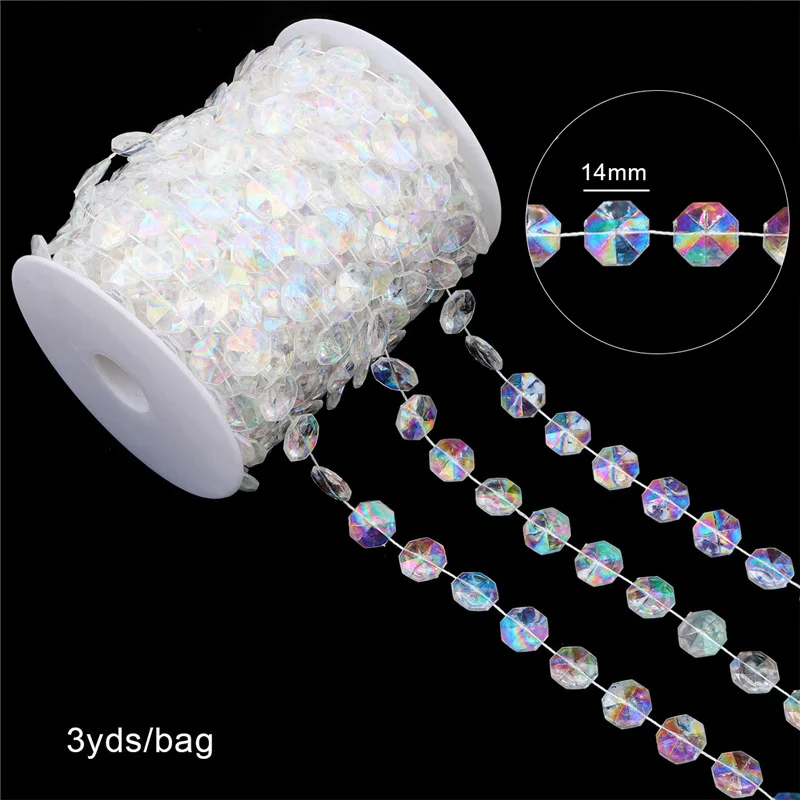 Festiglow Bead String – 5 Meter Kralenslinger, Duurzaam & Kleurrijk voor Kerst en Feestdecoratie