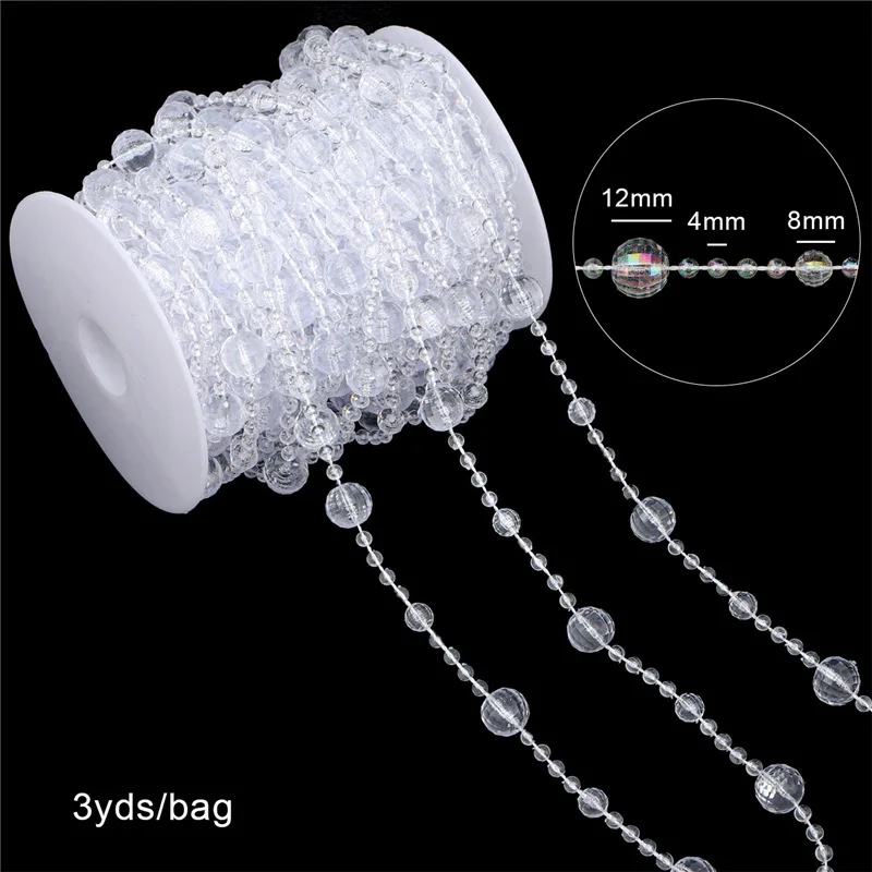 Festiglow Bead String – 5 Meter Kralenslinger, Duurzaam & Kleurrijk voor Kerst en Feestdecoratie