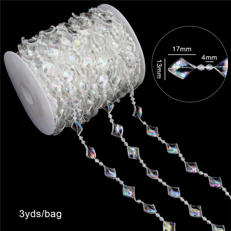 Festiglow Bead String – 5 Meter Kralenslinger, Duurzaam & Kleurrijk voor Kerst en Feestdecoratie
