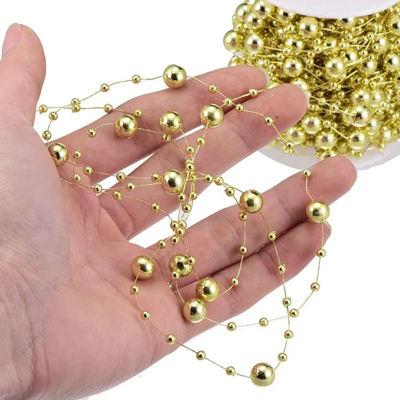 Festiglow Bead String – 5 Meter Kralenslinger, Duurzaam & Kleurrijk voor Kerst en Feestdecoratie