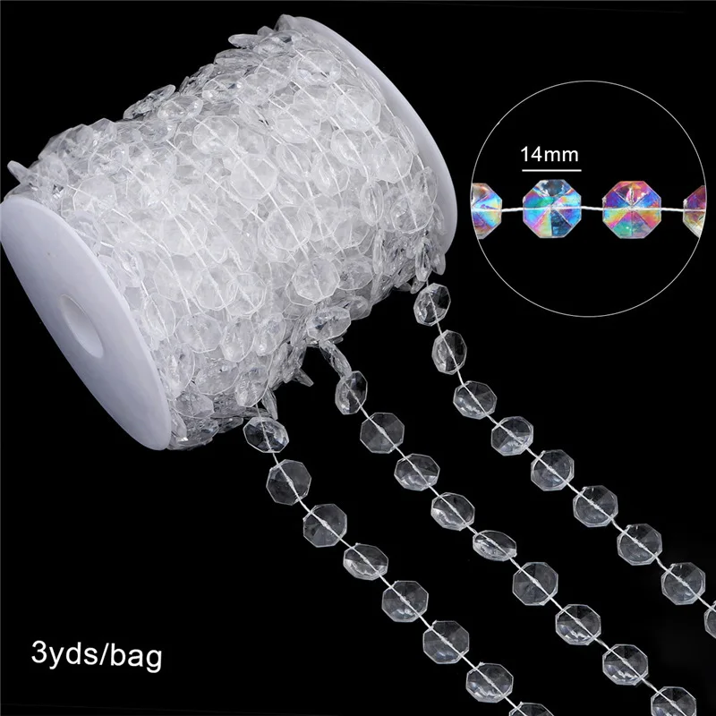 Festiglow Bead String – 5 Meter Kralenslinger, Duurzaam & Kleurrijk voor Kerst en Feestdecoratie