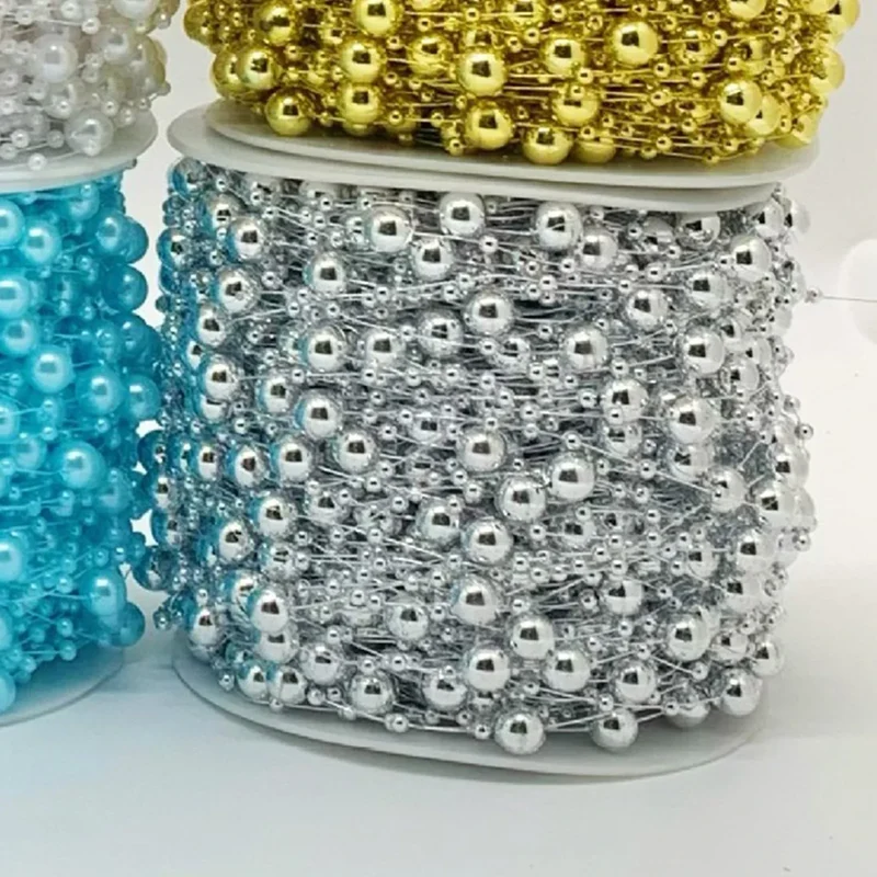 Festiglow Bead String – 5 Meter Kralenslinger, Duurzaam & Kleurrijk voor Kerst en Feestdecoratie