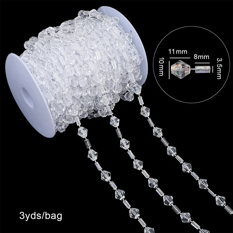 Festiglow Bead String – 5 Meter Kralenslinger, Duurzaam & Kleurrijk voor Kerst en Feestdecoratie