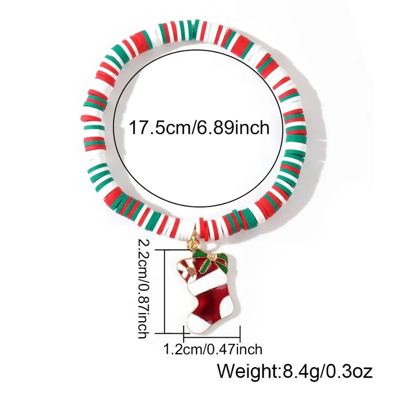 Aureline Kerstarmband – Verstelbare Armband met Santa Claus & Sneeuwvlok, Feestelijk & Elegant Design