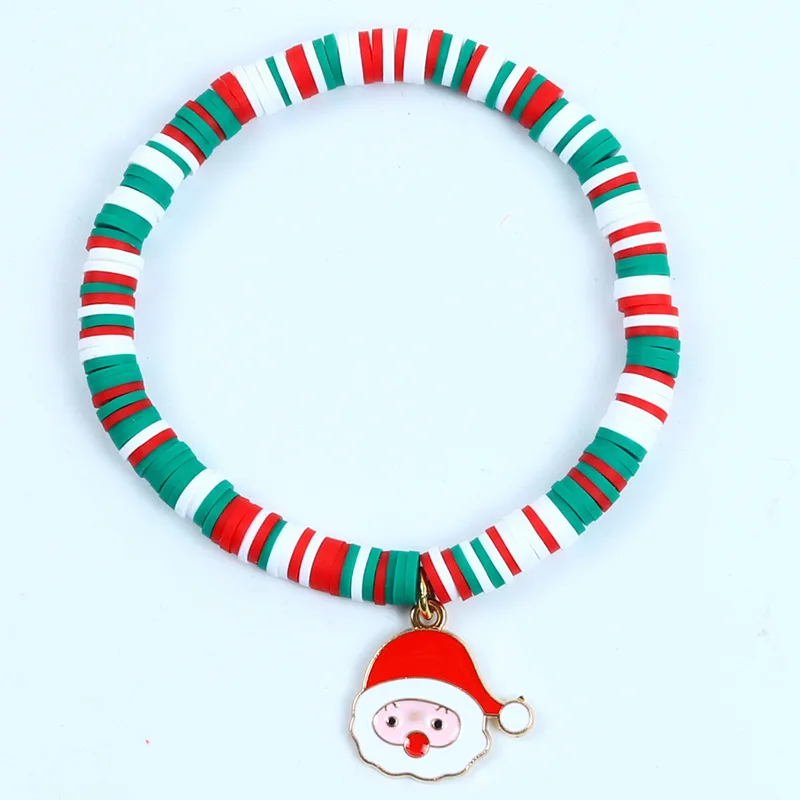 Aureline Kerstarmband – Verstelbare Armband met Santa Claus & Sneeuwvlok, Feestelijk & Elegant Design