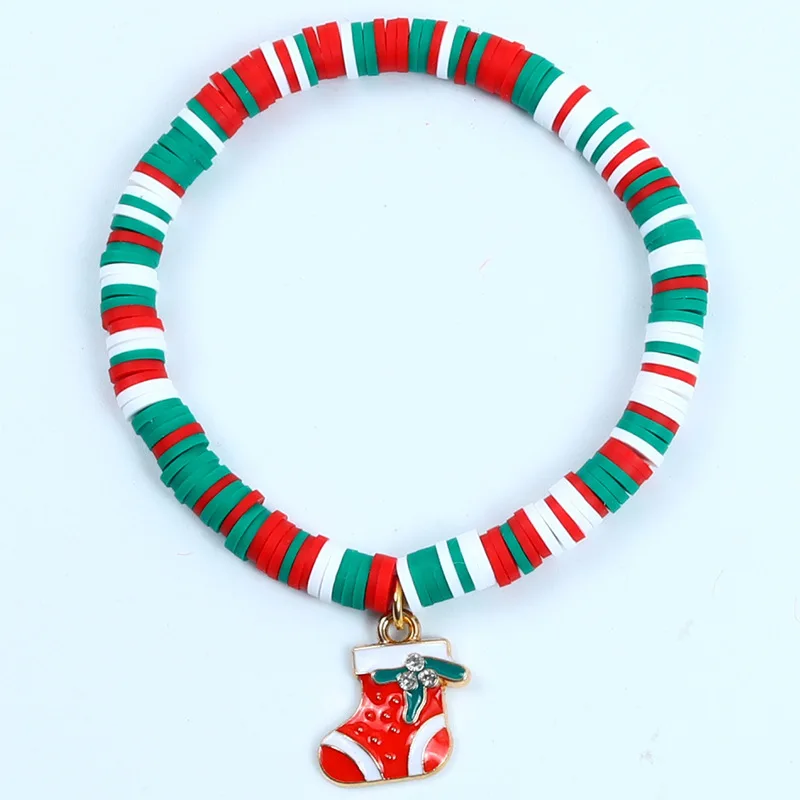 Aureline Kerstarmband – Verstelbare Armband met Santa Claus & Sneeuwvlok, Feestelijk & Elegant Design