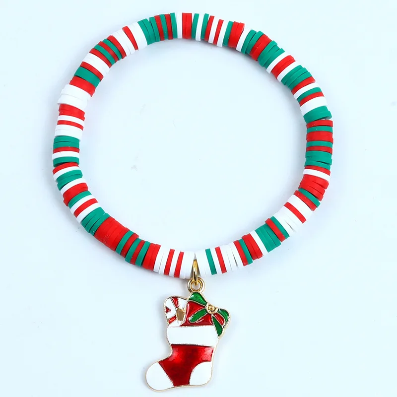 Aureline Kerstarmband – Verstelbare Armband met Santa Claus & Sneeuwvlok, Feestelijk & Elegant Design