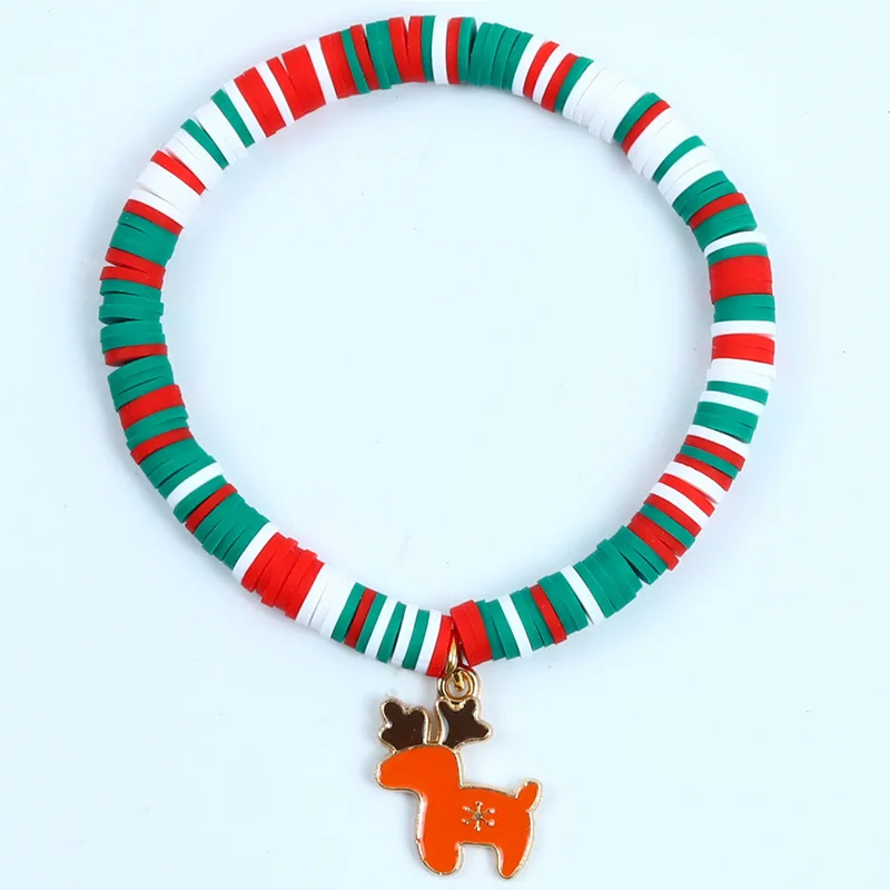 Aureline Kerstarmband – Verstelbare Armband met Santa Claus & Sneeuwvlok, Feestelijk & Elegant Design