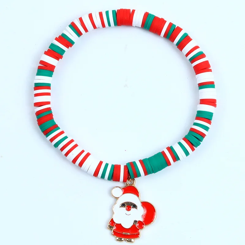Aureline Kerstarmband – Verstelbare Armband met Santa Claus & Sneeuwvlok, Feestelijk & Elegant Design