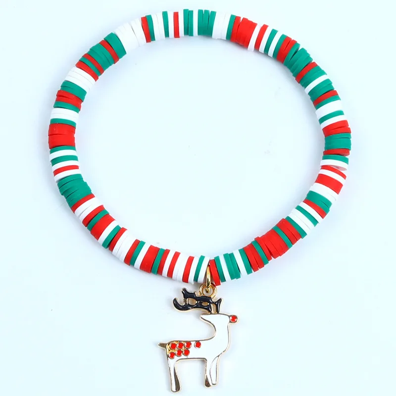 Aureline Kerstarmband – Verstelbare Armband met Santa Claus & Sneeuwvlok, Feestelijk & Elegant Design