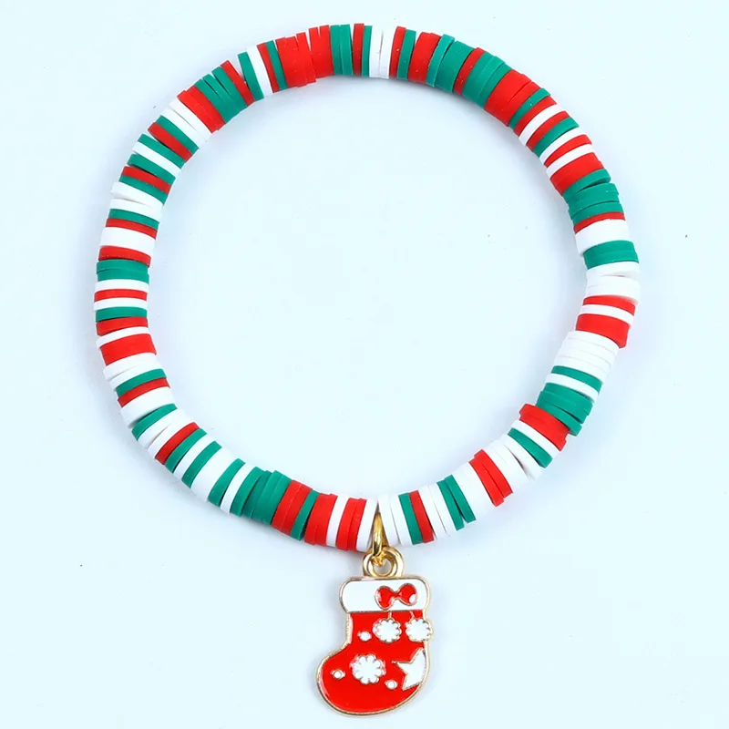 Aureline Kerstarmband – Verstelbare Armband met Santa Claus & Sneeuwvlok, Feestelijk & Elegant Design