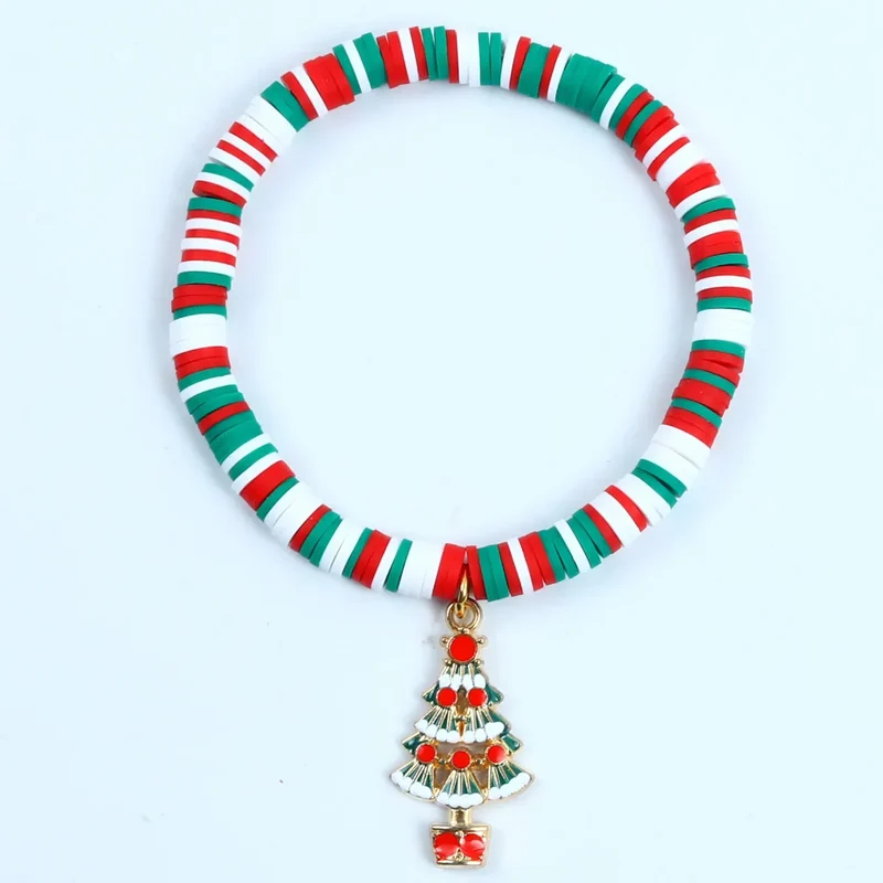 Aureline Kerstarmband – Verstelbare Armband met Santa Claus & Sneeuwvlok, Feestelijk & Elegant Design