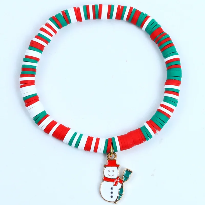 Aureline Kerstarmband – Verstelbare Armband met Santa Claus & Sneeuwvlok, Feestelijk & Elegant Design