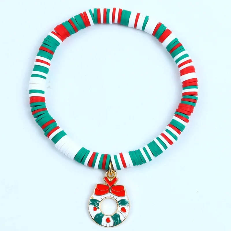 Aureline Kerstarmband – Verstelbare Armband met Santa Claus & Sneeuwvlok, Feestelijk & Elegant Design