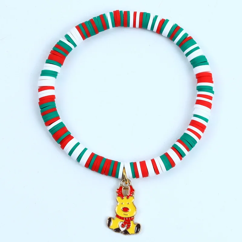 Aureline Kerstarmband – Verstelbare Armband met Santa Claus & Sneeuwvlok, Feestelijk & Elegant Design