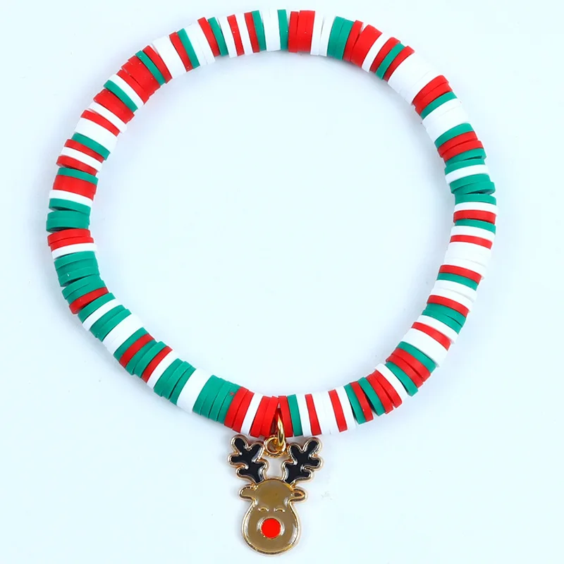 Aureline Kerstarmband – Verstelbare Armband met Santa Claus & Sneeuwvlok, Feestelijk & Elegant Design