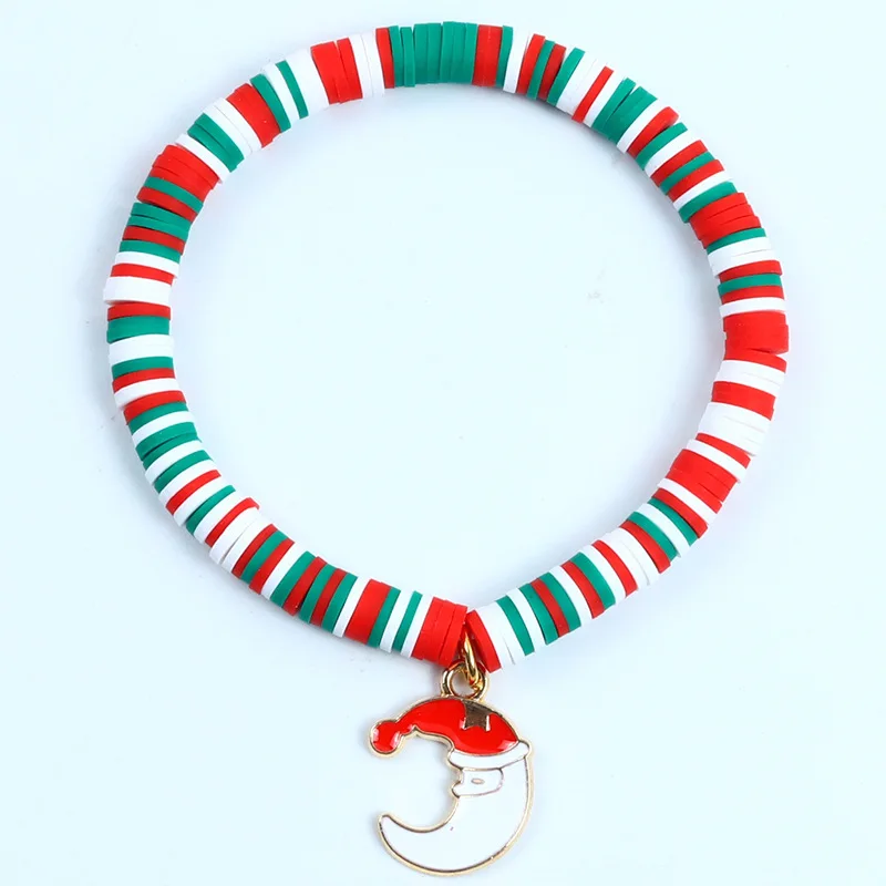 Aureline Kerstarmband – Verstelbare Armband met Santa Claus & Sneeuwvlok, Feestelijk & Elegant Design