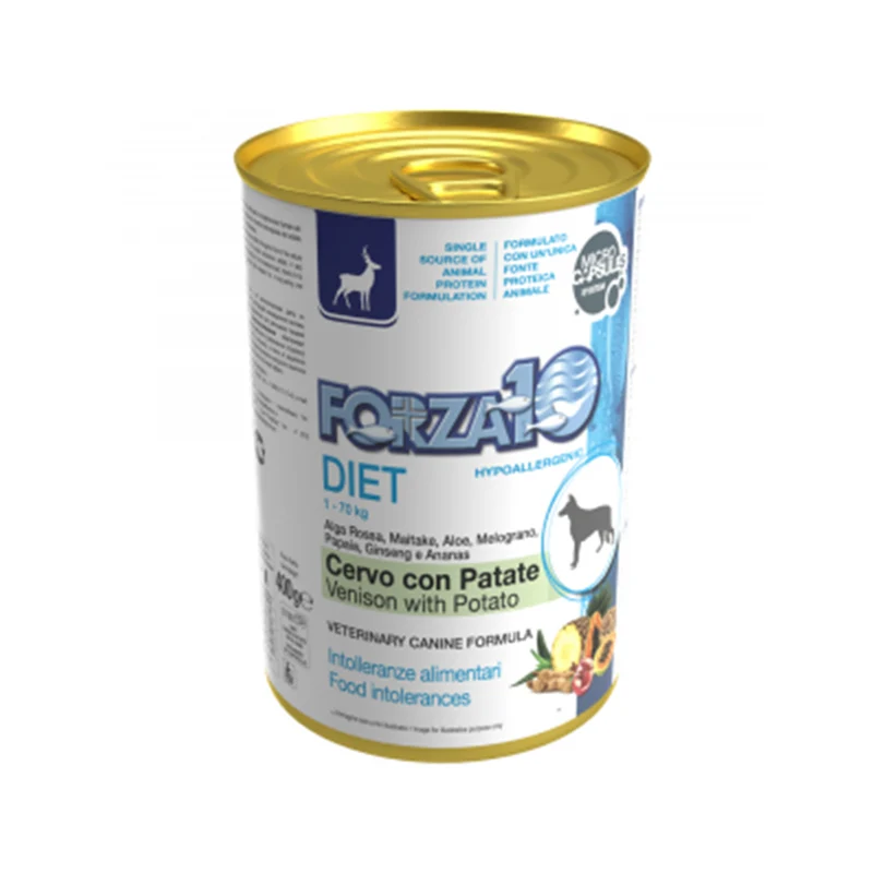 Forza10 Umido Cane Diet Cervo con Patate 400gr