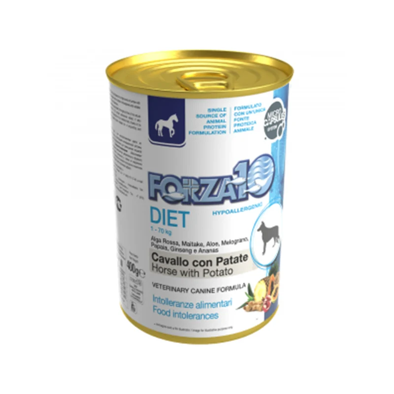 Forza10 Umido cane Diet Cavallo con Patate 400gr