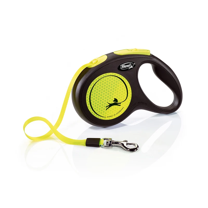 Flexi Guinzaglio New Neon L Corda 5mt