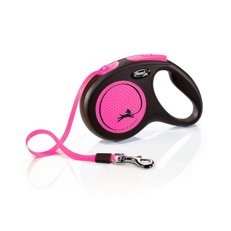 Flexi Guinzaglio New Neon L Corda 5mt