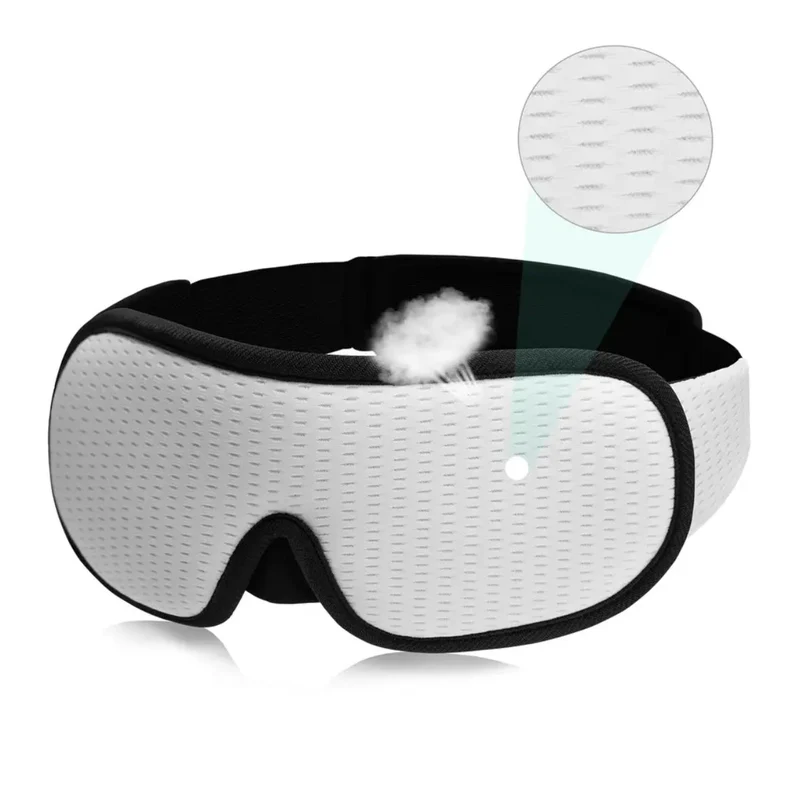 DreamEase Slaapmasker – 3D Ademend Lichtdicht Masker met Verstelbare Pasvorm
