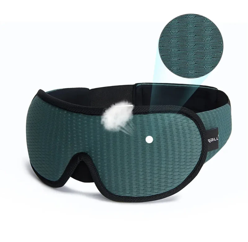 DreamEase Slaapmasker – 3D Ademend Lichtdicht Masker met Verstelbare Pasvorm
