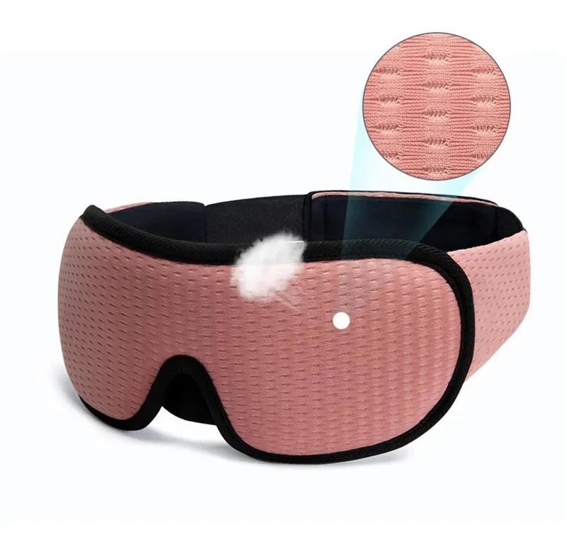 DreamEase Slaapmasker – 3D Ademend Lichtdicht Masker met Verstelbare Pasvorm