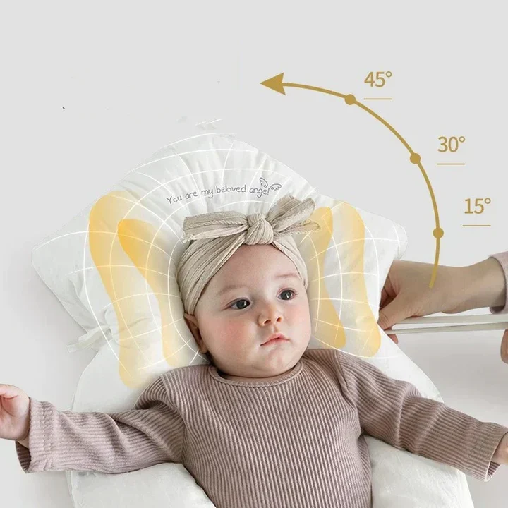 CuddlePure Babykussen – Antibacterieel Knuffelkussen met Ergonomisch Ontwerp en Zachte Stof